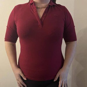 Lacoste red polo shirt